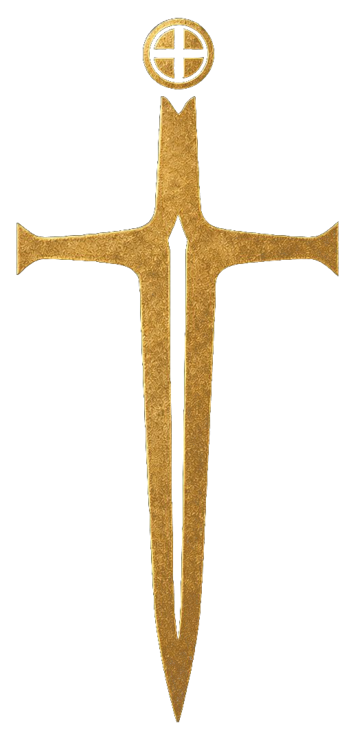 The Faithful Armory sword logo